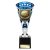 Cobra Star Basketball Trophy | Blue & Silver | 230mm - TB24196B