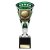 Cobra Star Basketball Trophy | Green & Silver | 230mm - TE24196B