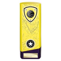 Prime Heavyweight Basketball Trophy | Yellow | 190mm