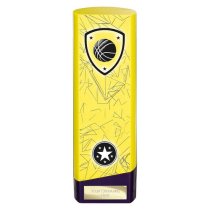 Prime Heavyweight Basketball Trophy | Yellow | 220mm