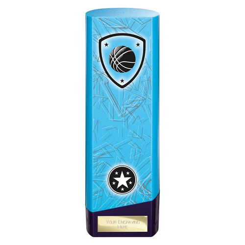 Prime Heavyweight Basketball Trophy | Blue | 220mm