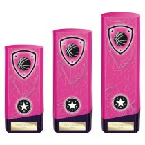 Prime Heavyweight Basketball Trophy | Pink | 220mm