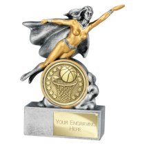 Hero Female Basketball Trophy | 140mm