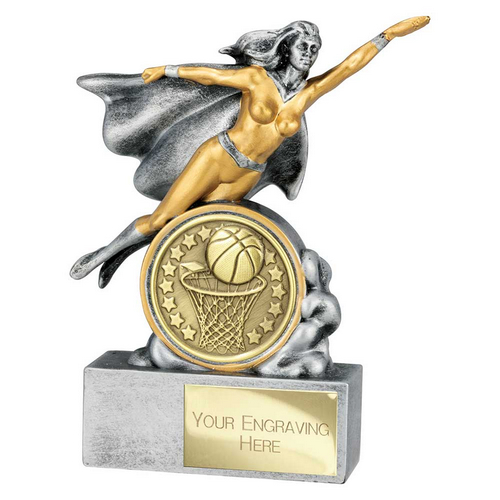Hero Female Basketball Trophy | 140mm