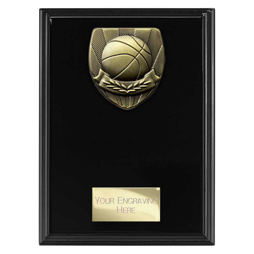 Cobra Plaque Basketball Trophy | Black | 175mm