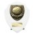 Cobra Shield Basketball Trophy | White | 125mm - PT24196B