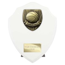Cobra Shield Basketball Trophy | White | 175mm