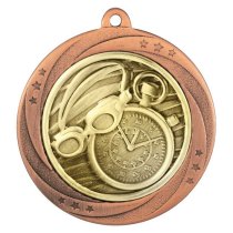 Superstar Swimming Medal | Bronze | 60mm