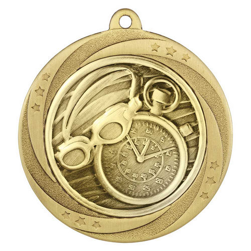 Superstar Swimming Medal | Gold | 60mm