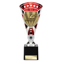 Cobra Star Swimming Trophy | Red & Silver | 230mm