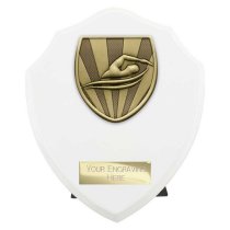 Cobra Shield Swimming Trophy | White | 150mm