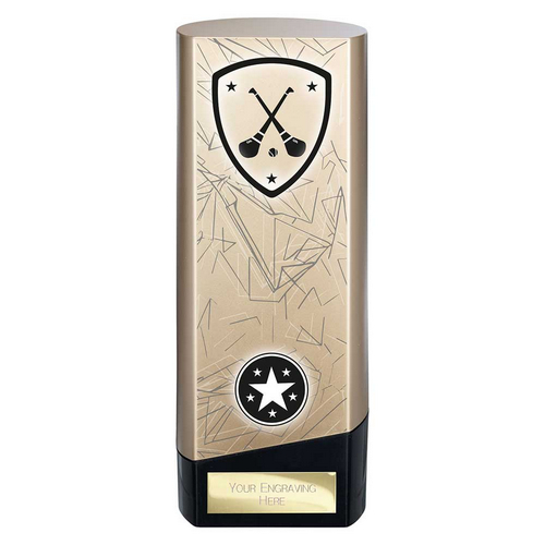 Prime Heavyweight GAA Hurling Trophy | Gold | 190mm