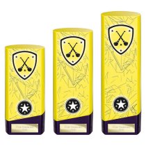 Prime Heavyweight GAA Hurling Trophy | Yellow | 220mm