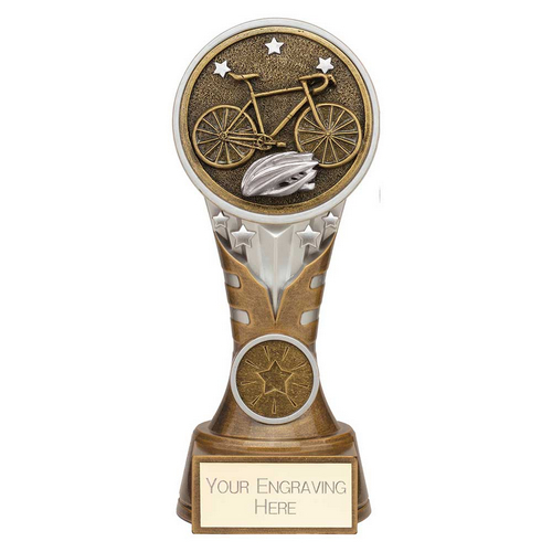 Ikon Hero Cycling Glass Trophy | 160mm