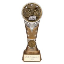 Ikon Hero Cycling Glass Trophy | 180mm