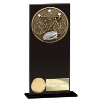 Ikon Hero Cycling Glass Trophy | 180mm