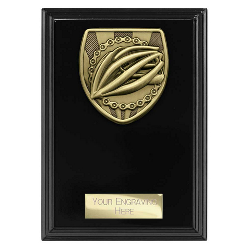 Cobra Plaque Cycling Trophy | Black | 150mm