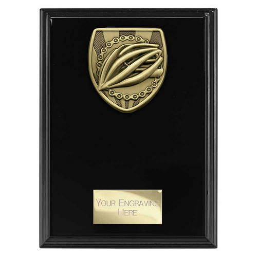 Cobra Plaque Cycling Trophy | Black | 175mm