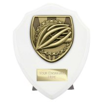 Cobra Shield Cycling Trophy | White | 125mm