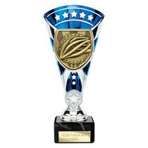 Cobra Star Cycling Trophy | Blue & Silver | 210mm