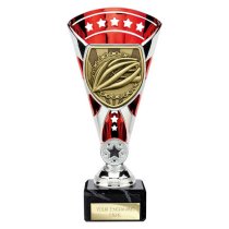Cobra Star Cycling Trophy | Red & Silver | 210mm