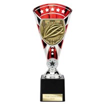 Cobra Star Cycling Trophy | Red & Silver | 230mm