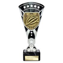 Cobra Star Cycling Trophy | Black & Silver | 210mm