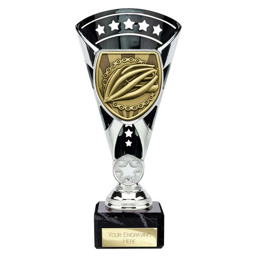Cobra Star Cycling Trophy | Black & Silver | 210mm