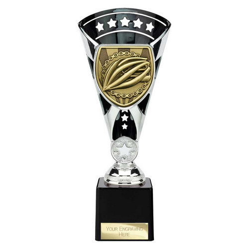 Cobra Star Cycling Trophy | Black & Silver | 230mm