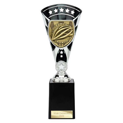 Cobra Star Cycling Trophy | Black & Silver | 255mm
