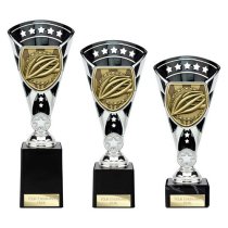 Cobra Star Cycling Trophy | Black & Silver | 255mm