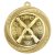 Superstar Clay Pigeon Medal | Gold | 60mm - MM25041G