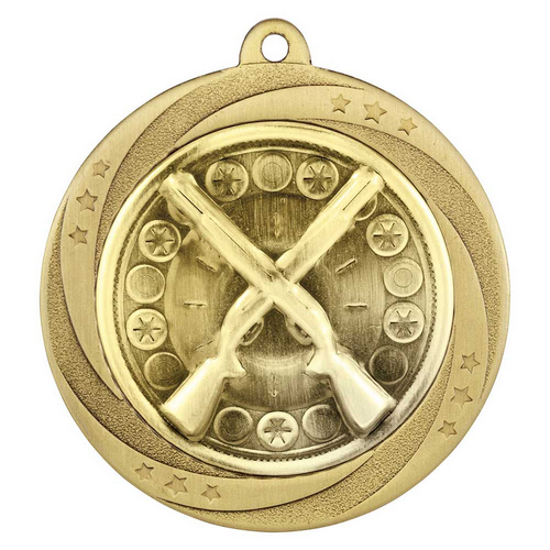 Superstar Clay Pigeon Medal | Gold | 60mm