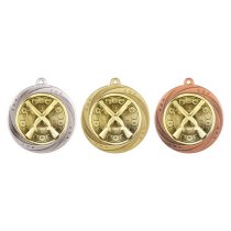 Superstar Clay Pigeon Medal | Silver | 60mm