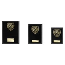 Cobra Plaque Clay Pigeon Shooting Trophy | Black | 175mm