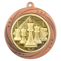 Superstar Chess Medal | Bronze | 60mm