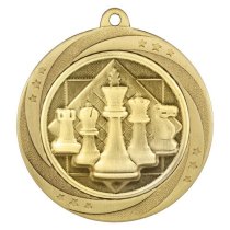 Superstar Chess Medal | Gold | 60mm