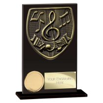 Cobra Music Glass Trophy | 125mm