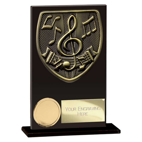 Cobra Music Glass Trophy | 125mm