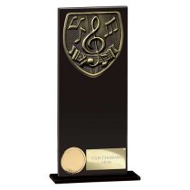 Cobra Music Glass Trophy | 200mm