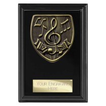 Cobra Plaque Music Trophy | Black | 125mm