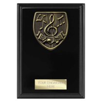 Cobra Plaque Music Trophy | Black | 150mm