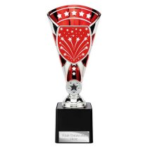 Cobra Star Custom Trophy | Red & Silver | 230mm
