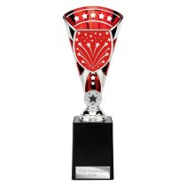 Cobra Star Custom Trophy | Red & Silver | 255mm