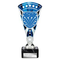 Cobra Star Custom Trophy | Blue & Silver | 210mm