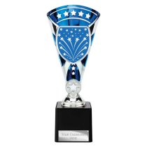 Cobra Star Custom Trophy | Blue & Silver | 230mm