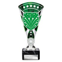 Cobra Star Custom Trophy | Green & Silver | 210mm