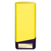 Prime Heavyweight Custom Trophy | Yellow | 160mm