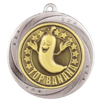 Superstar Top Banana Medal | Silver | 60mm