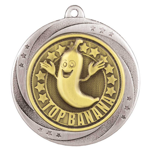 Superstar Top Banana Medal | Silver | 60mm